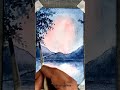 Watercolor painting step by step shorts art viral.