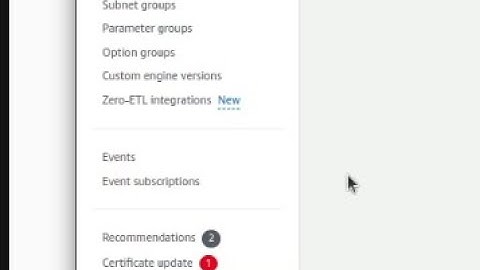 AWS Cloud - How to update CA (Certificate Authority) in RDS (Relational Database Service) MySQL