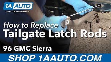 How to Replace Tailgate Latch Rods 88-00 GMC Sierra K1500