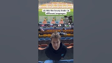 «Is this the krusty krab» in different languages