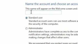 How to create a new user account in Windows 7