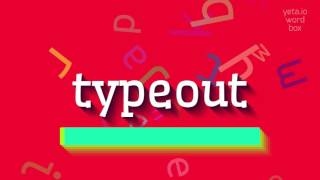 Ti̇p Çikiş Nasil Demek? I Çıkışı How To Say Typeout?
