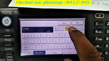 Cách reset SC 995-01 trên Ricoh MP 2501 SP, MP 2001 SP, MP C301 SP. Đặt lại mã lỗi SC995-01