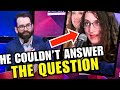 He Gets EMBARRASSED And Couldn&#39;t Answer Matt Walsh&#39;s SIMPLE Question…