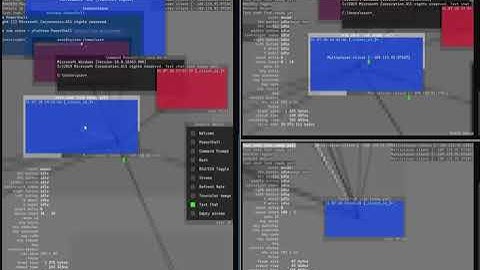 vtm. Text-based UI and Multi-user collaborative interaction