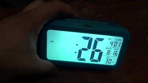 Fixing Missing Numbers Display Digital Alarm Clock
