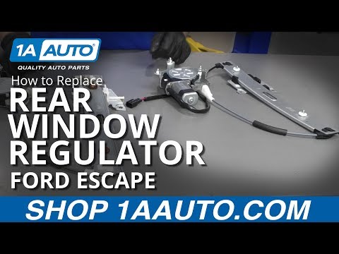 How to Replace Rear Window Regulator 08-12 Ford Escape