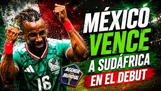 MÉXICO VENCIÓ A SUDÁFRICA EN EL DEBUT MUNDIALISTA / JULIÁN QUIÑONES Y RAÚL GIMÉNEZ GOLEADORES