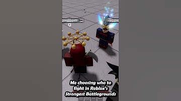 bro was NOT expecting this... 😂💀 #roblox #thestrongestbattlegrounds #shorts