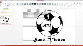 Creación de una plantilla de entrenamiento de fútbol en Power Point