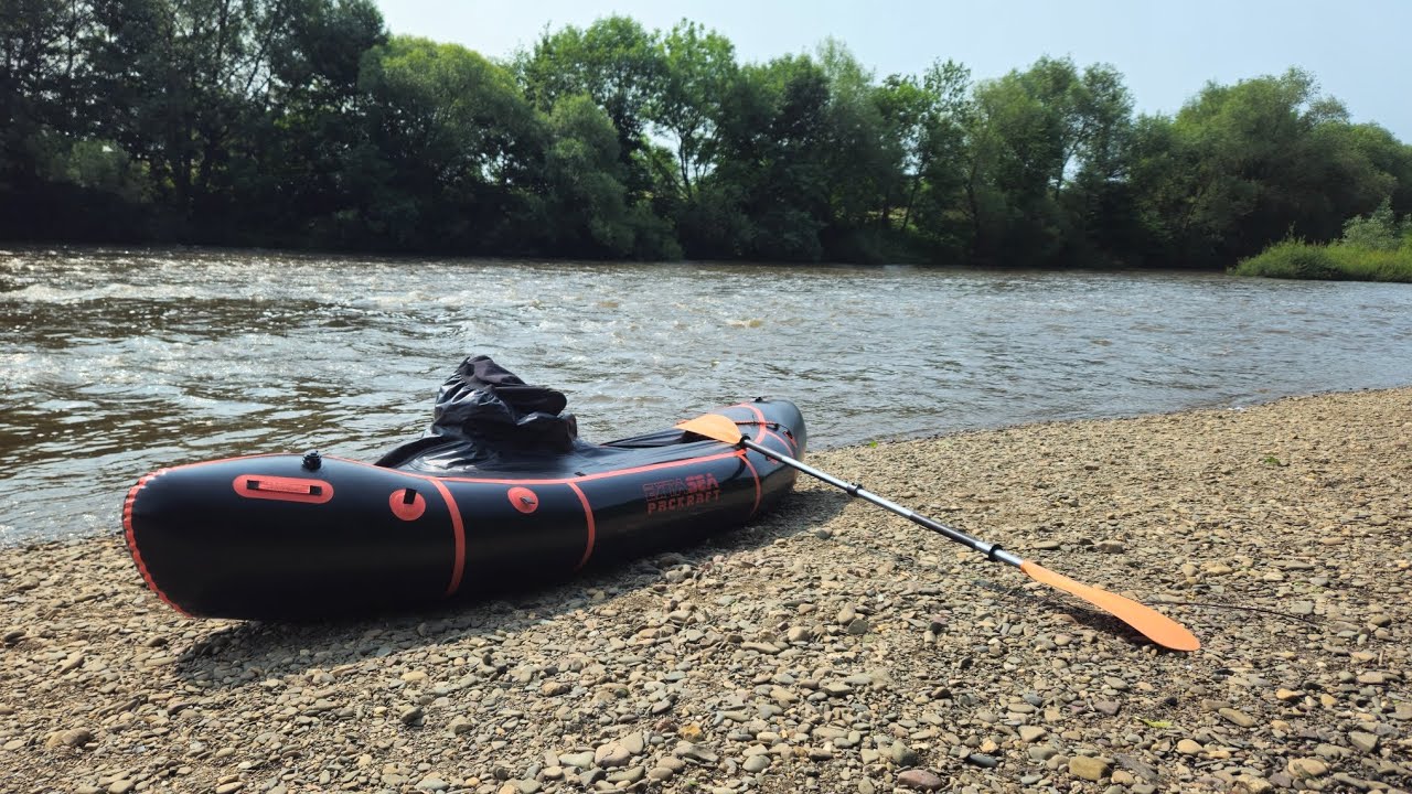 Von Siegburg aus mit dem Packraft Extasea Rapid 300 zum Rhein auf der Sieg 🛶
