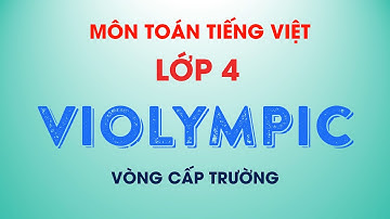 VIOLYMPIC TOÁN 4 -  30 CÂU HỎI VÒNG CẤP TRƯỜNG (2025 - 2026)