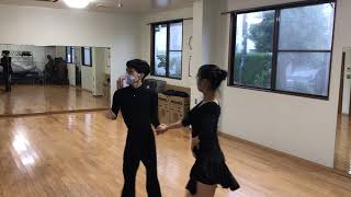 344 川崎翔ノ介 古川織絵／ Ama La C カップル部門 2次予選 ／ EJBDFオンラインダンス競技会
