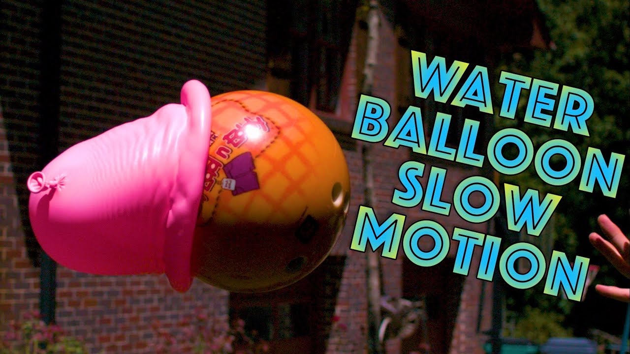 Water Balloons Look AMAZING in Slow Motion!