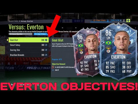 HOW TO COMPLETE EVERTON OBJECTIVES FAST! - 86 Rated Versus Everton Objective - FIFA 22