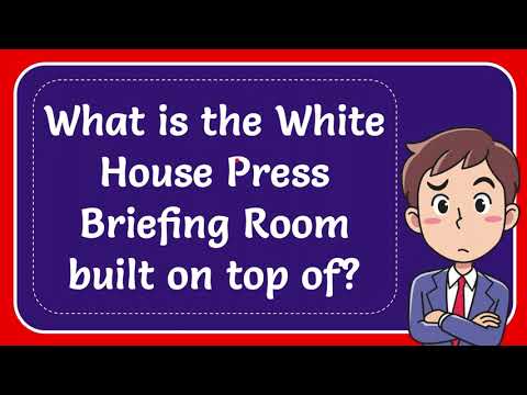 वीडियो: व्हाइट हाउस में ब्रीफिंग रूम कहाँ है?