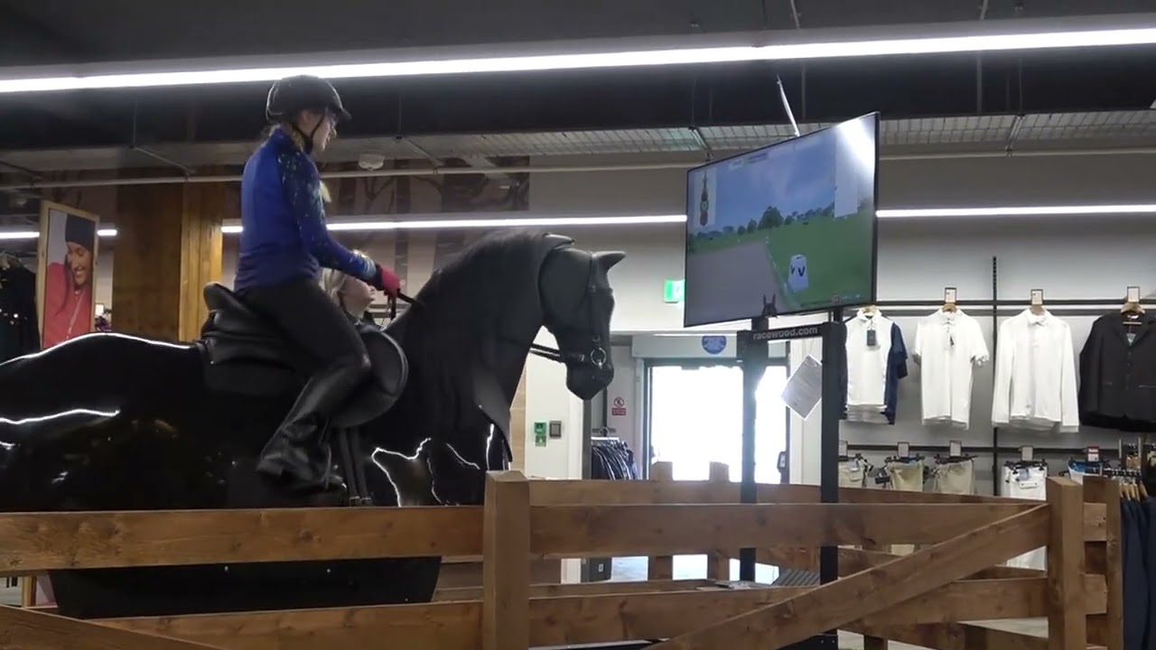 riding a mechanical horse is different to a real one 