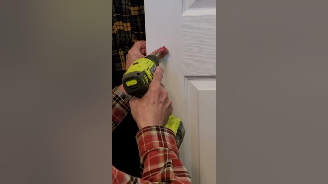how to Install finger push pulls for closet doors YouTube