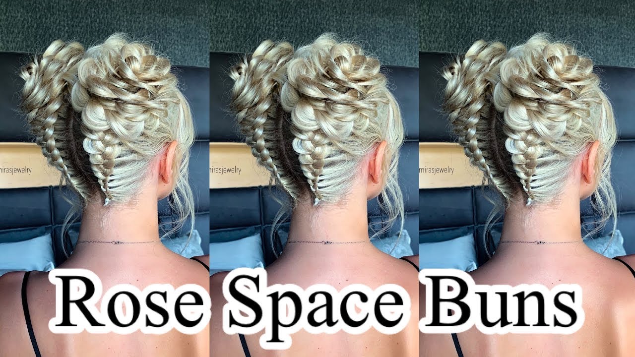 Rose Space Buns Youtube