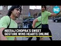 Viral: Neeraj Chopra takes blessings from elderly fan; Netizens praise 'heart of pure gold'