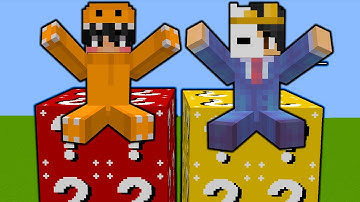 Noob Vs Pro Lucky Block Tower Race Challenge - Minecraft