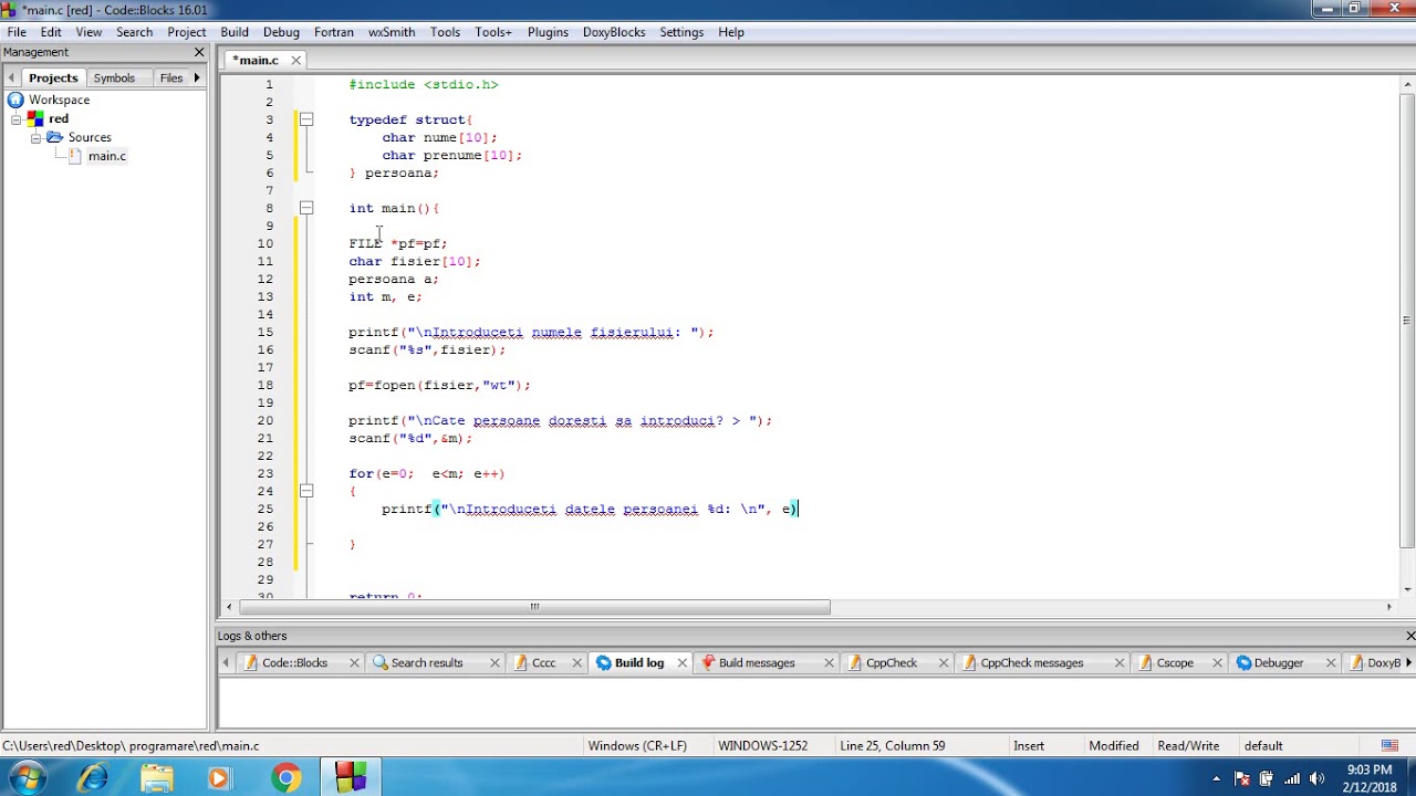 Tutorial in limbajul C | 1.1 | Fisiere text - YouTube