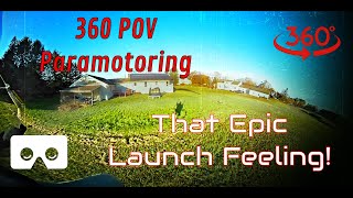 360Β° | VR | POV | Paramotor Foot Launch | Adjustable View | Music Video