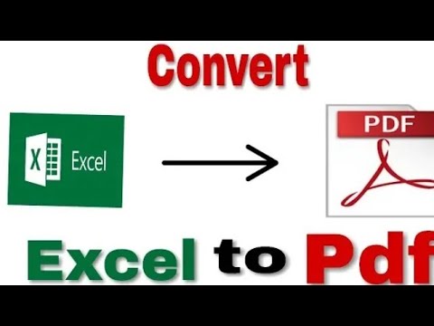 How to convert Excel file into pdf in ms Excel | Save Excel file as a ...