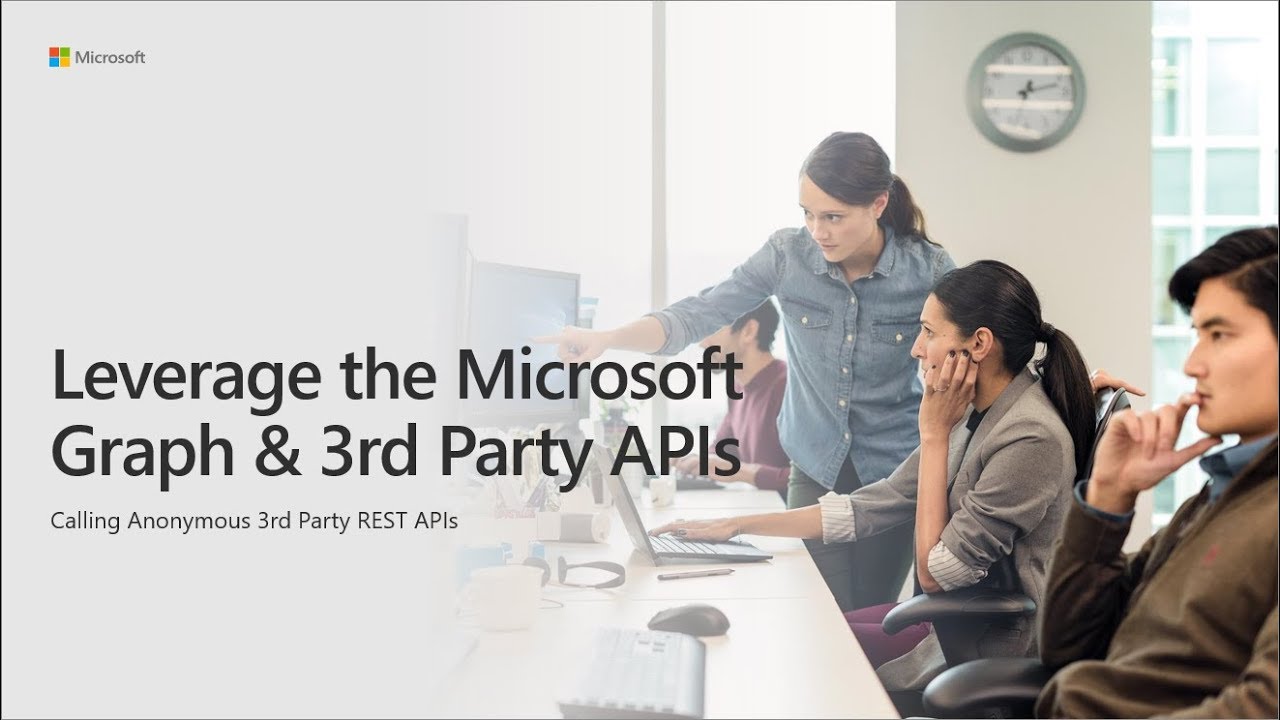 SharePoint Framework Training - Leverage the Microsoft Graph & 3rd Party APIs - YouTube