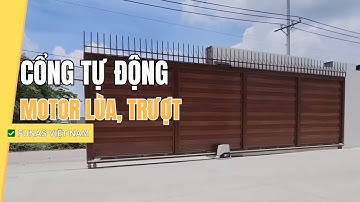 Cổng Trượt Tự Động Huế - Motor Lùa, Trượt Nhập Ý | ✅ Funas - Đà Nẵng