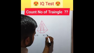 No. of Traingle / Figure Counting Reasoning #shorts #ytshorts #shortsfeed