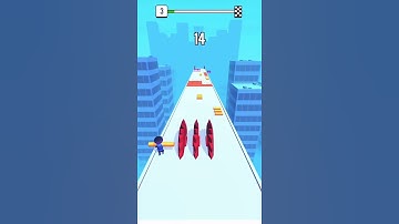 Roof Rails Game Level - 3 Video Best Gameplay Mobile App #Shorts