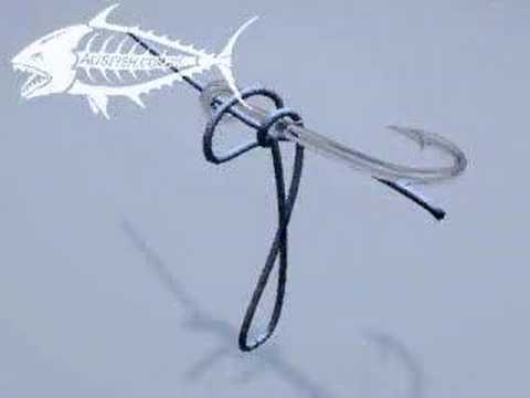 How to Tie a Common Snell Fishing Knot