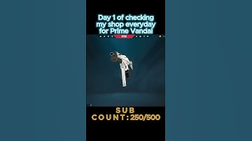 VALORANT-Day 1 of checking my shop for Prime Vandal #shorts #valorant #valorantskins #valorantshorts