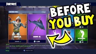 Fortnite Before You Buy Chomp Sr. Chomp Jr. - Item Shop Reset