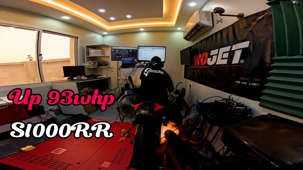 برمجة الوحش واستعادة الحياة لدراجة BMW S1000RR وسعادة صاحبها لاتوصف : #Tune_BY_MONSTER