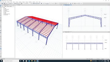 Pre-Engineered Building in ETABS | PEB Part 01