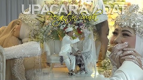 [ Full ] Sundanese Traditional Wedding Ceremony After the Marriage Contract ‼️ Sungkeman # Saweran