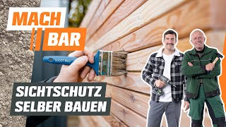 Sichtschutz selber bauen | OBI