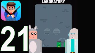 Mr Bullet - Gameplay Walkthrough Part 21 - Classic Laboratory 3 stars(iOS, Android)