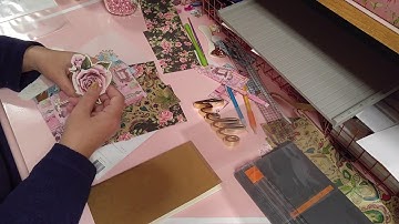 Travelers Notebook Reusable Dashboard With Reusable Embellishments Part 1 of 2