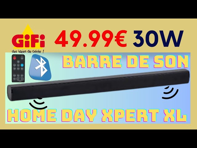 BARRE DE SON GIFI XPERT XL - 2X15W - YouTube