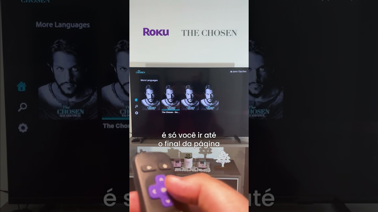 Como Assistir The Chosen na TV com Dublagem em Português no Roku?