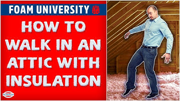 How to Walk in an Attic with Insulation | Foam University by RetroFoam