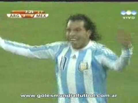 Argentina Vs. Mexico. 3er. Gol. Autor Carlos Tevez