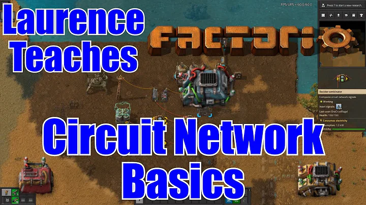 Circuit Network Tutorial - Laurence Plays Factorio