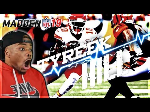 BLITZ TYREEK HILL ⚡ FASTEST MAN IN THE NFL!!! | GOD SQUAD #27 | Madden 19 Ultimate Team Gameplay