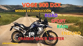 VOGE 900 DSX  PROBAMOS LOS MODOS DE CONDUCCIÓN