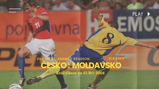 Česko - Moldavsko 5:0 | Kvalifikace EURO 2004 | Celý Zápas - 11.6.2003 - REUPLOAD
