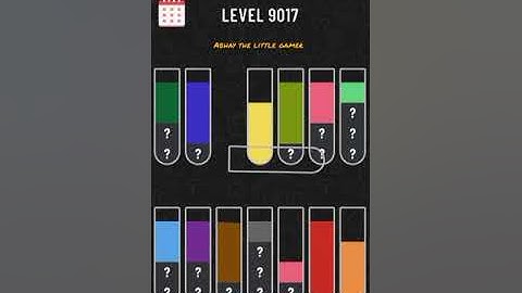 Water sort puzzle level 9017